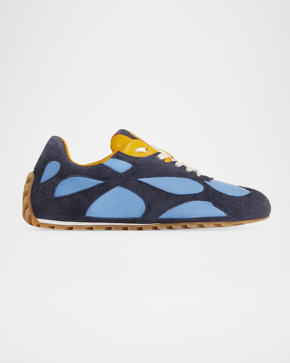 Orbit Lite Lace-Up Suede and Nylon Sneakers